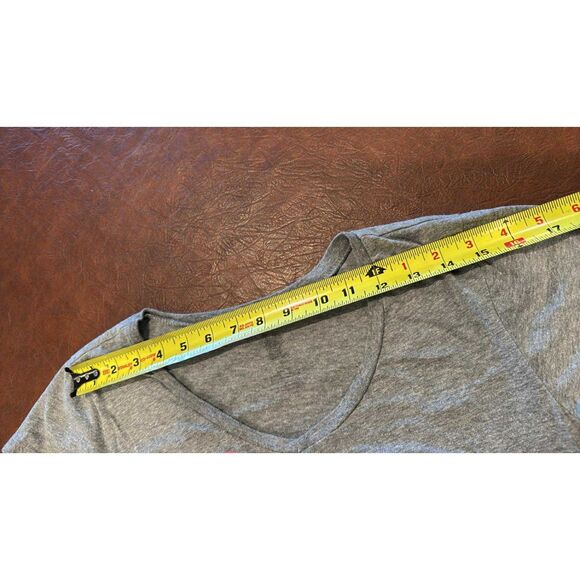 Womens Top Gray with Rabbit on Front  Like I Need Your Approval No Size Tag - Picture 4 of 4